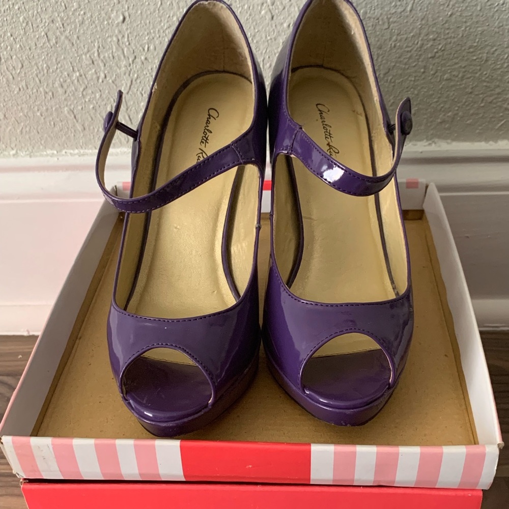 Purple Fashion Heel